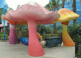 仿蘑菇水泥雕塑