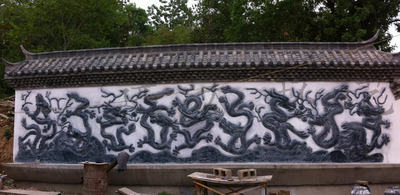 滁州金山文化村龙雕塑